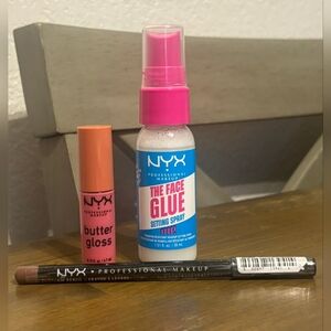 NYX 3 piece beauty set NEW!